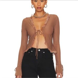 More to come long sleeve tie shirt